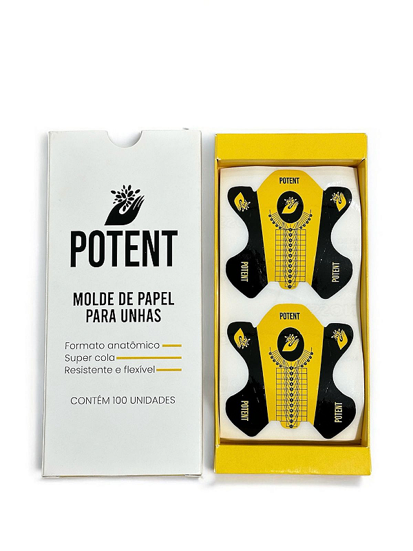 Molde de Papel (100un) - Potent Nails