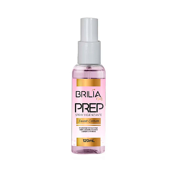 Prep Spray Higienizador Rosa (120ml) - Brilia