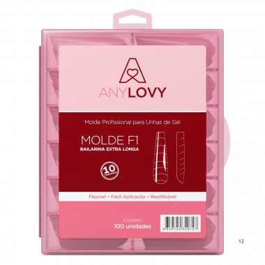 Molde F1 Bailarina Extra Longa (100un) - Anylovy