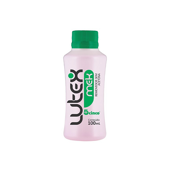 Removedor de Esmalte Lutex MEK sem Acetona (100ml) - 5Cinco
