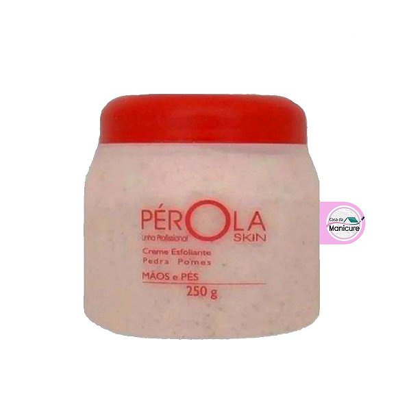 Creme Esfoliante Pés e Mãos Pedra Pomes (240g) - Pérola Skin