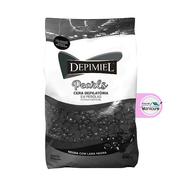 Cera Depilatória em Pérolas 500g Lama Negra - Depimiel