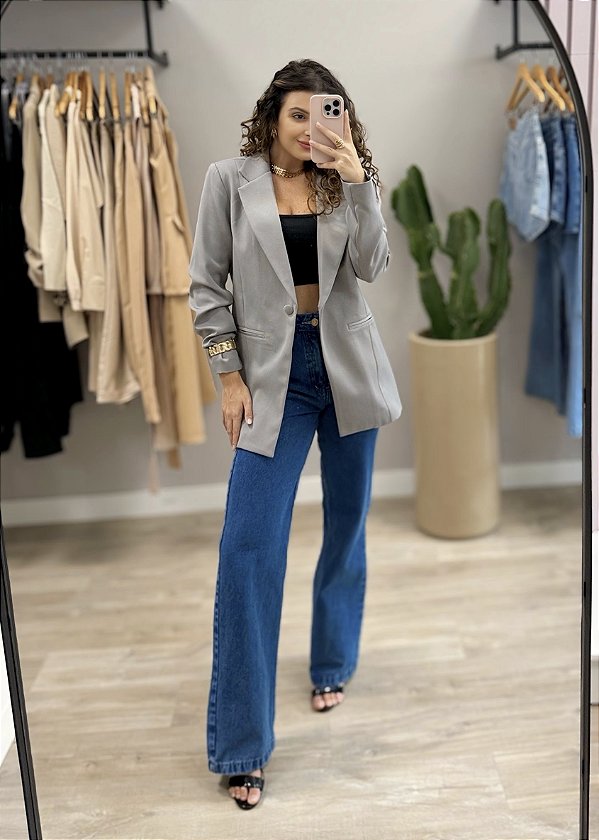 MAXI BLAZER ALFAIATARIA