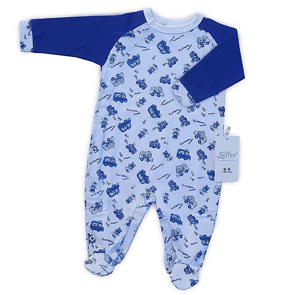 Macacão Longo Estampa - Carrinho