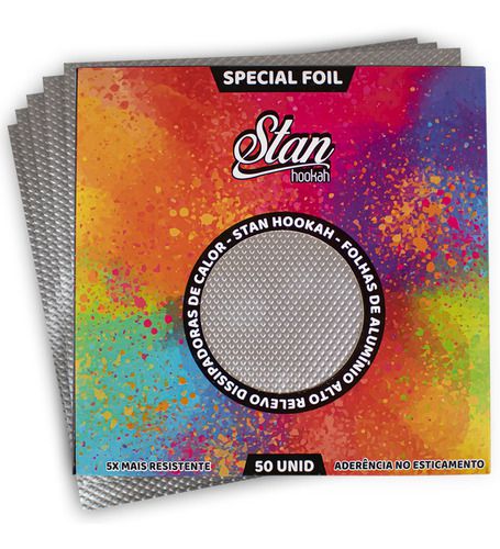 Aluminio para narguile Stan Alto relevo