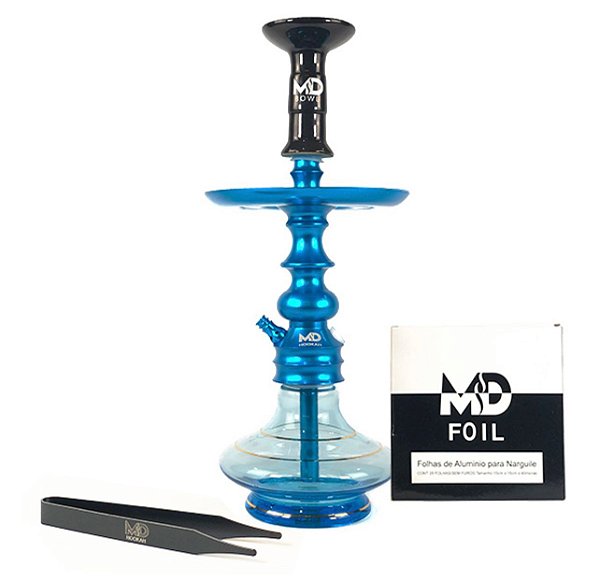 Narguile completo Md Advance Azul Bebe