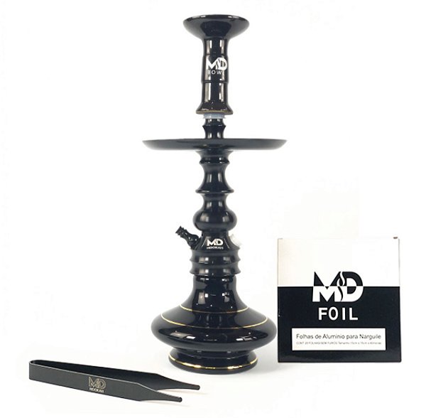 Narguile completo Md Advance Preto