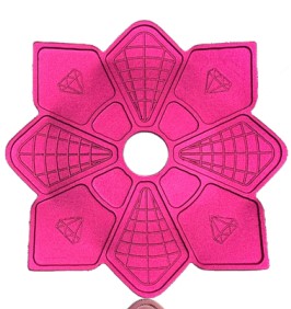 Prato narguile Diamond grande Rosa