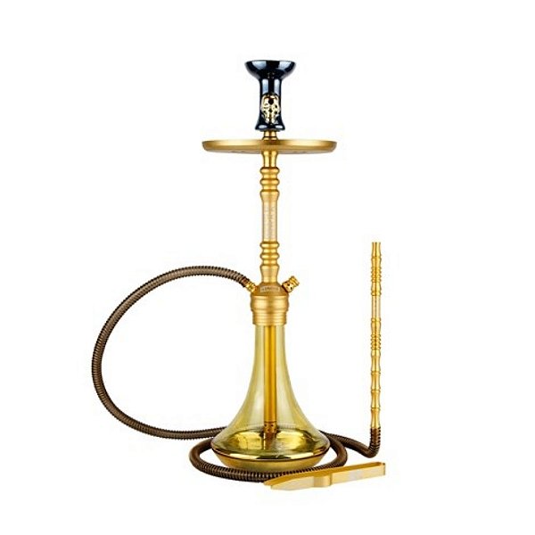 Narguile Medio Completo Joy Lumini dourado