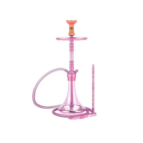 Narguile Medio Completo Joy Lumini Rosa