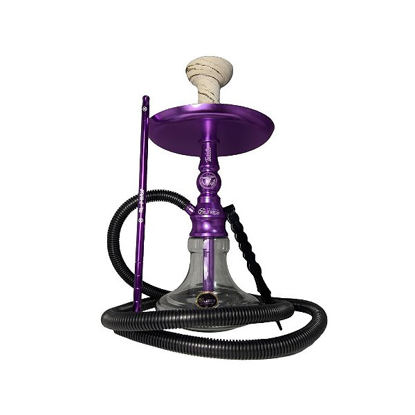 Narguile Completo Twister Roxo