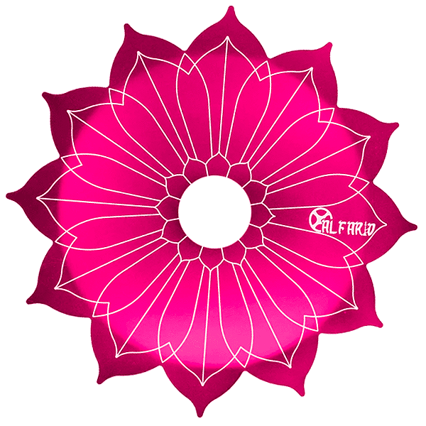Prato Coroa Alfarid Dib Médio Rosa