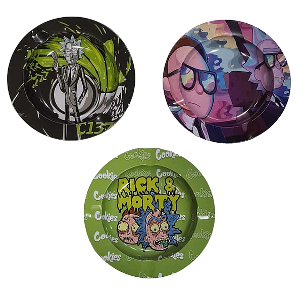 Cinzeiro de Metal Rick And Morty