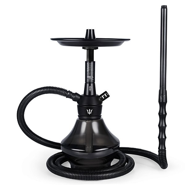 Narguile Triton Bishop Completo Pequeno Preto