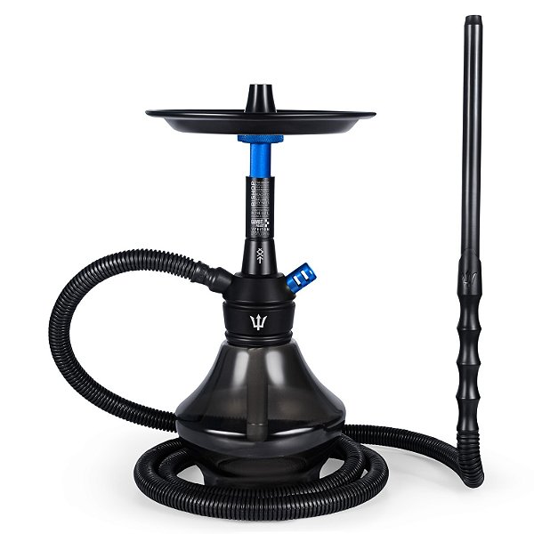 Narguile Triton Bishop Completo Pequeno Azul Escuro