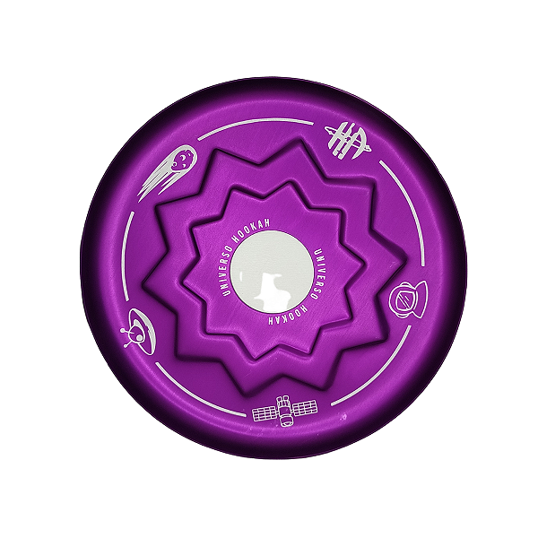 Prato Narguile Universo Cores