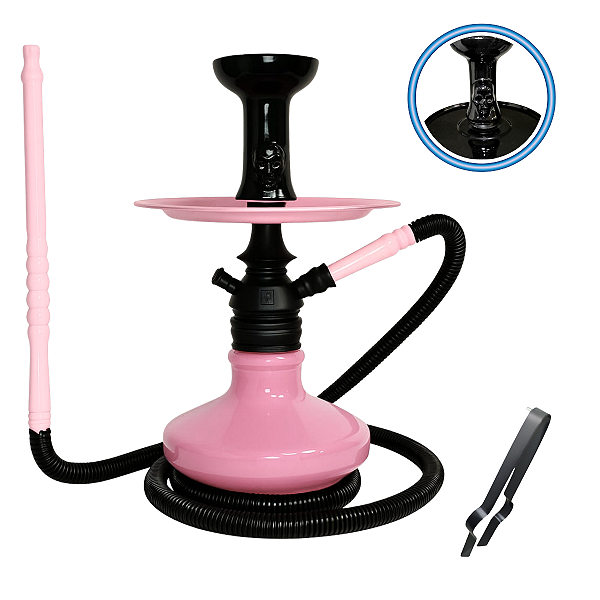 Narguile Completo Rosa para Presente
