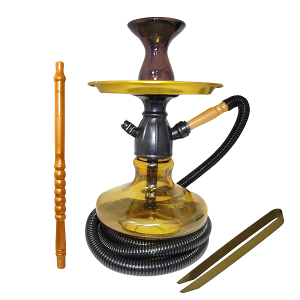 Narguile Completo Dourado para Presente