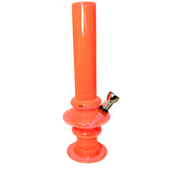 Bong Acrilico Resistente Rosa Laranja