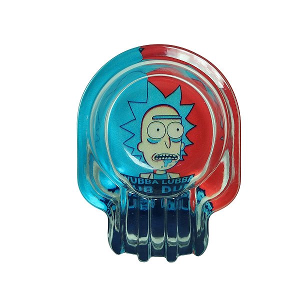 Cinzeiro Vidro Resistente Rick and Morty