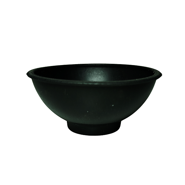 Cuia Silicone na cor Preta Grande