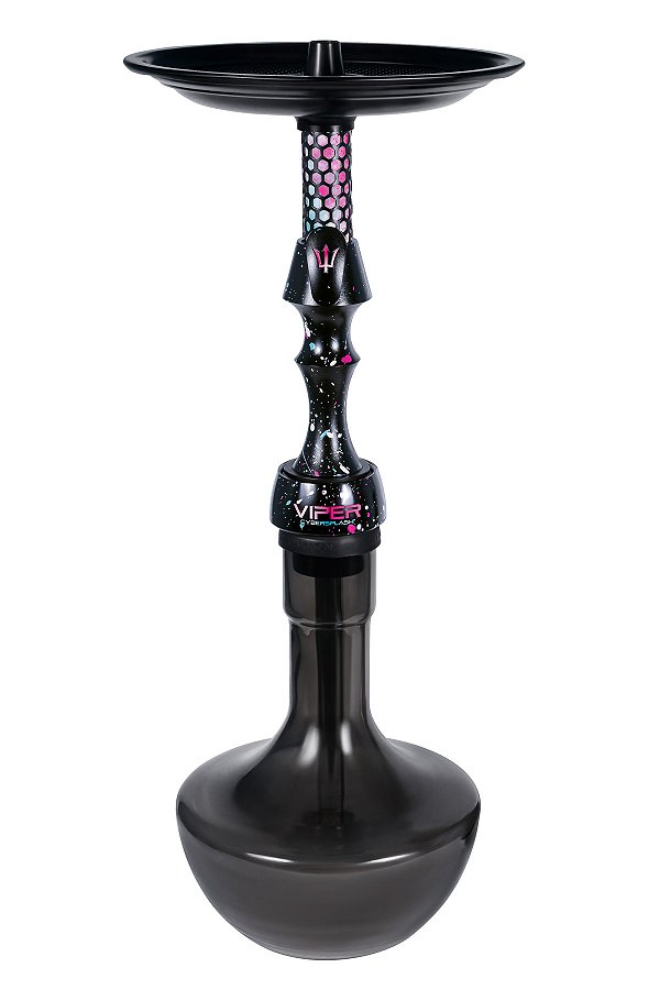 NARGUILE TRITON VIPER SPLASH BRANCO ROSA EDIÇÃO LIMITADA