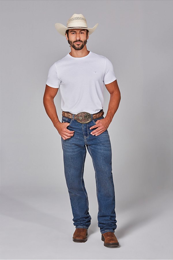Calça Jeans All Hunter Relaxed Fit Stone