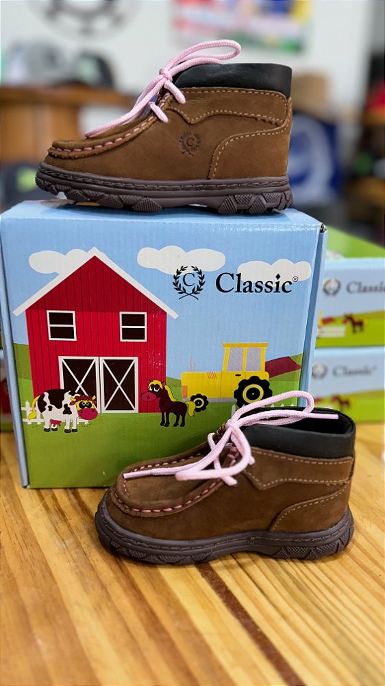 Tênis Classic Infantil Nobuck Feminino