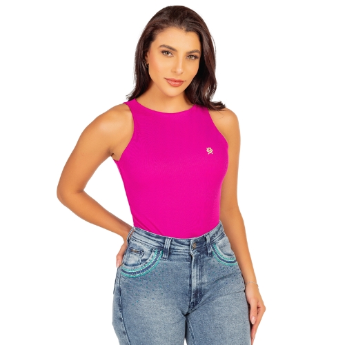 Body Fúchsia Canelado Premium Ox Horns