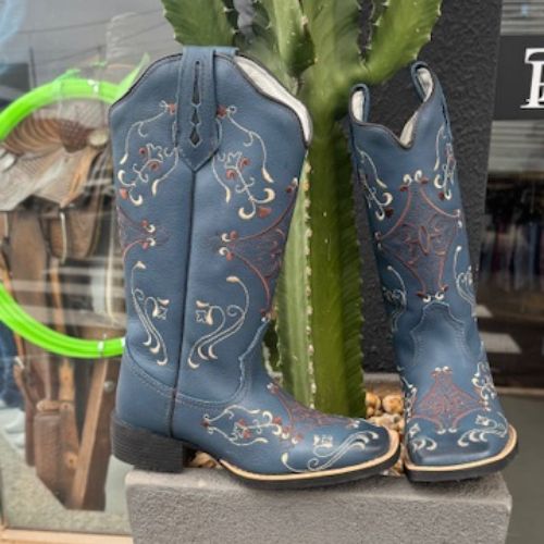 Bota Texana Dark Blue Franca Boots