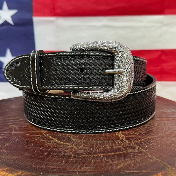 Cinto com Trama Preto