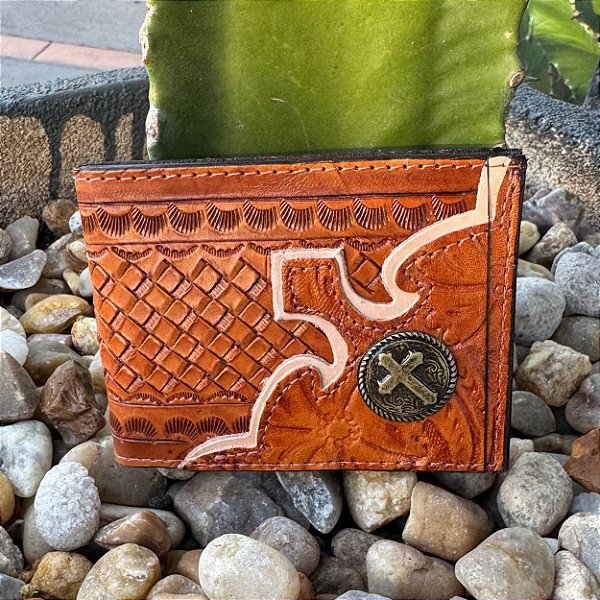 Carteira em Couro Pequena