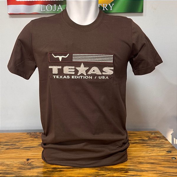 Camiseta Texas Edition Marrom