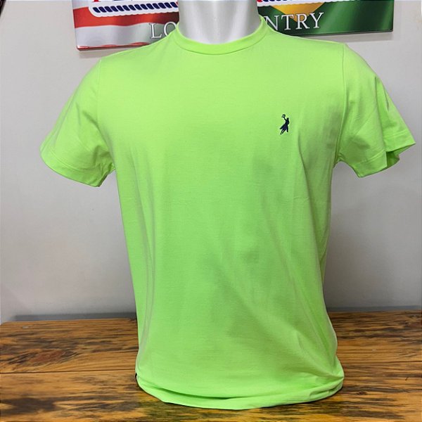Camiseta Básica Austin Western Verde Limão