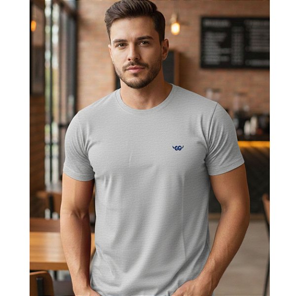 Camiseta Básica Bull Roper Cinza