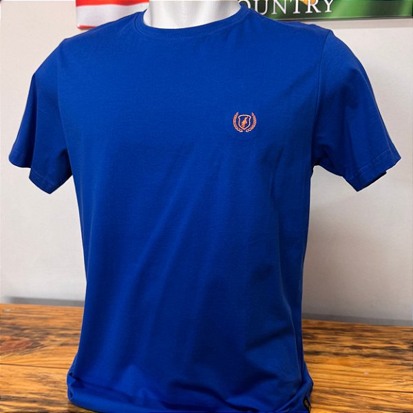 Camiseta Básica Dock's Azul Bic