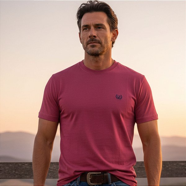 Camiseta Básica Dock's Salmão