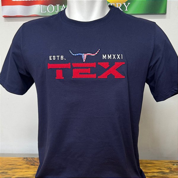 Camiseta Texas Edition Azul Marinho