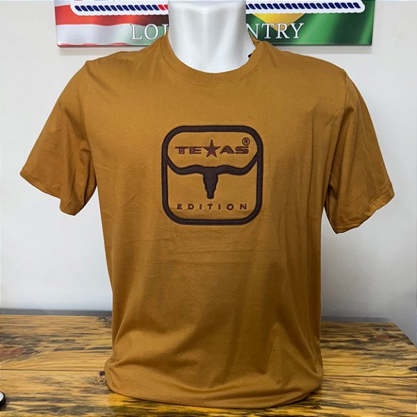Camiseta Texas Edition Mostarda