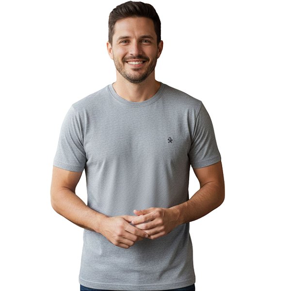 Camiseta Básica Ox Horns Cinza