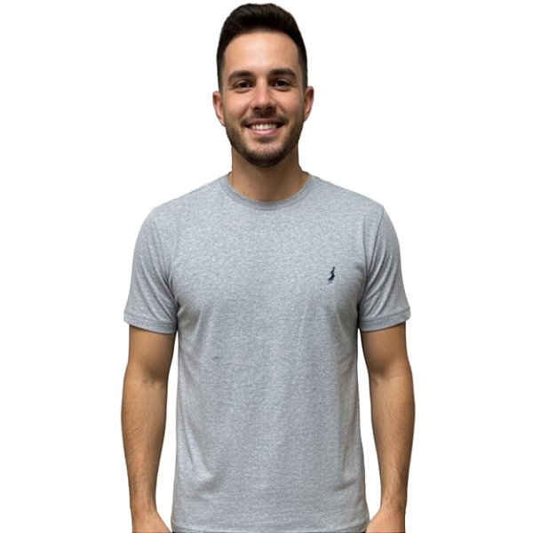 Camiseta Básica Austin Western Cinza