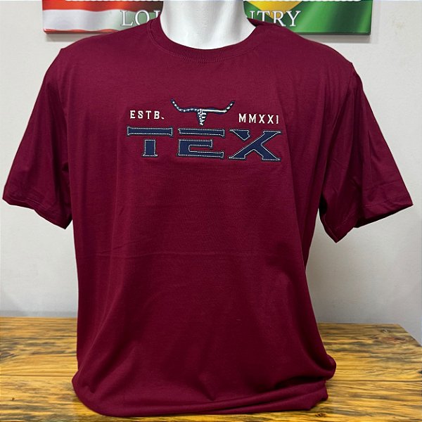 Camiseta Texas Edition Bordô