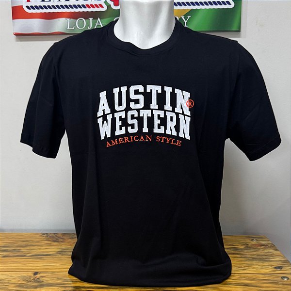 Camiseta Austin Western Preta