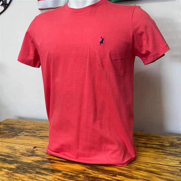 Camiseta Básica Austin Western Salmão