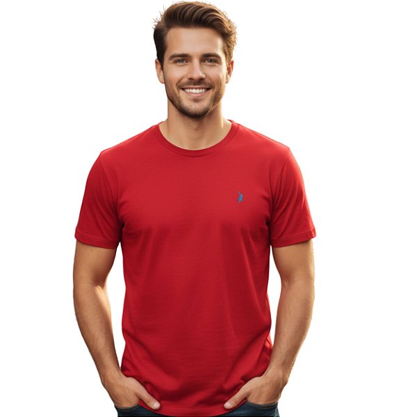 Camiseta Básica Austin Western Vermelha