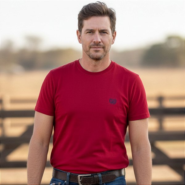 Camiseta Básica Dock's Vermelho