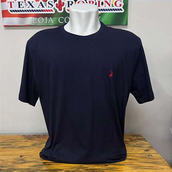 Camiseta Básica Austin Western Azul Marinho