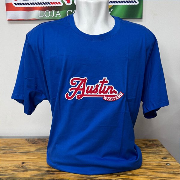 Camiseta Austin Western Azul Bic