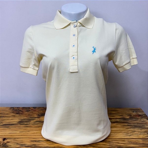 Polo Feminina Amarela Austin Western