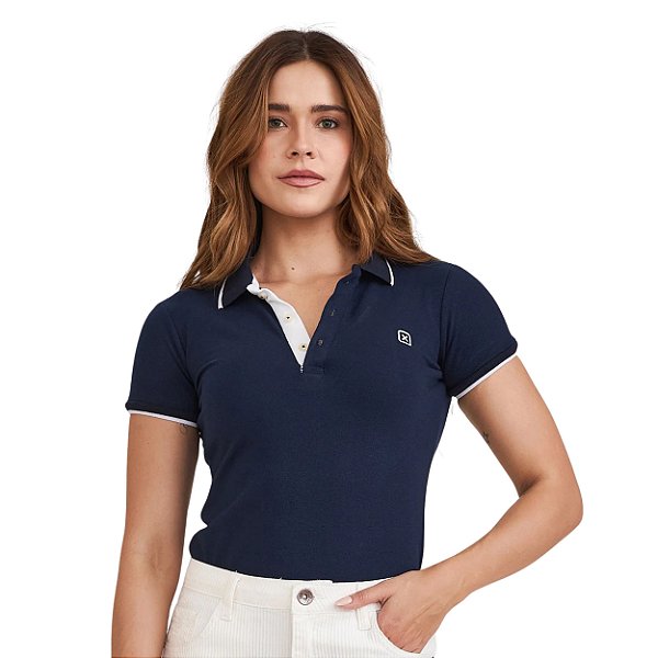 Polo Feminina Azul TXC